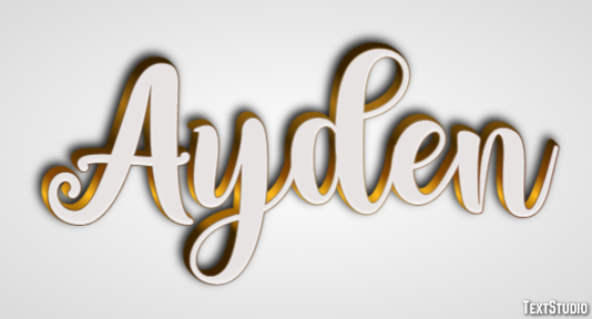 Ayden テキスト効果