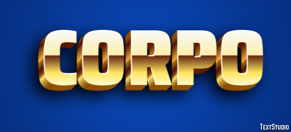 Corpo Efekt tekstowy