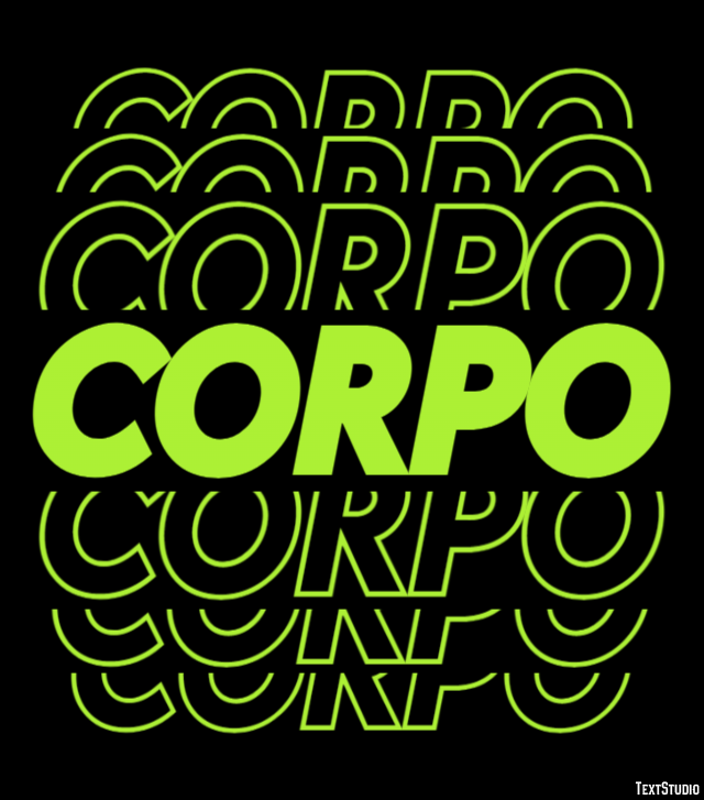Corpo Efekt tekstowy