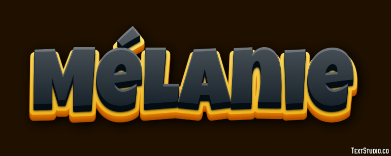 Mélanie Text Effect