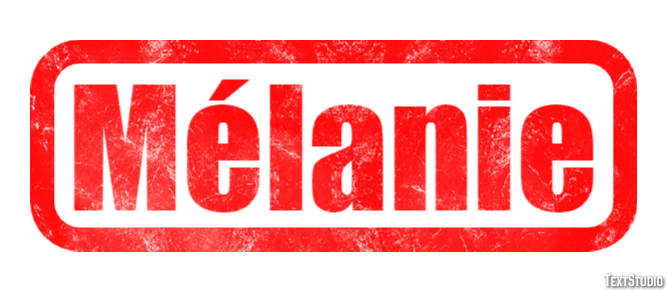 Mélanie Texteffekt