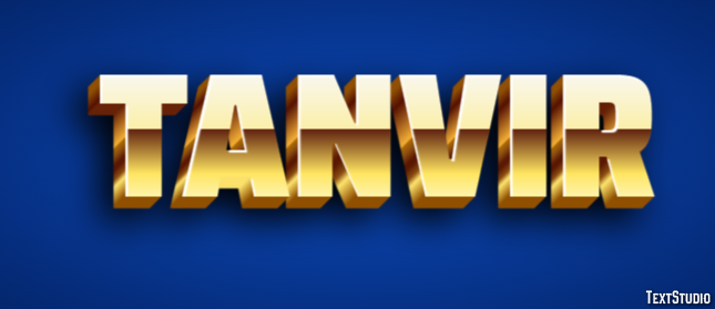 Tanvir Text effect