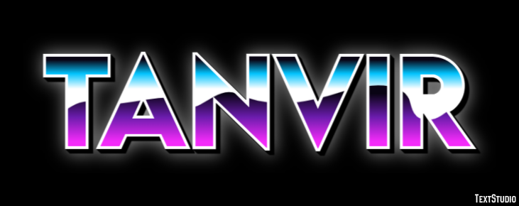 Tanvir Text Effect