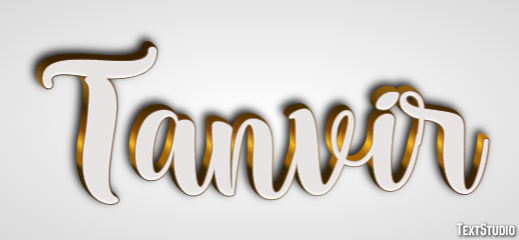 Tanvir Text Effect