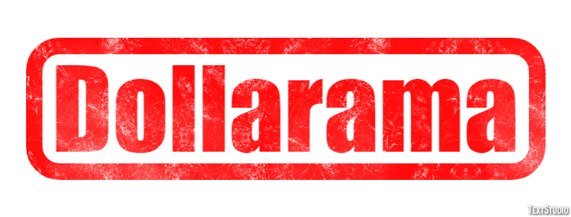Dollarama Tekst effect