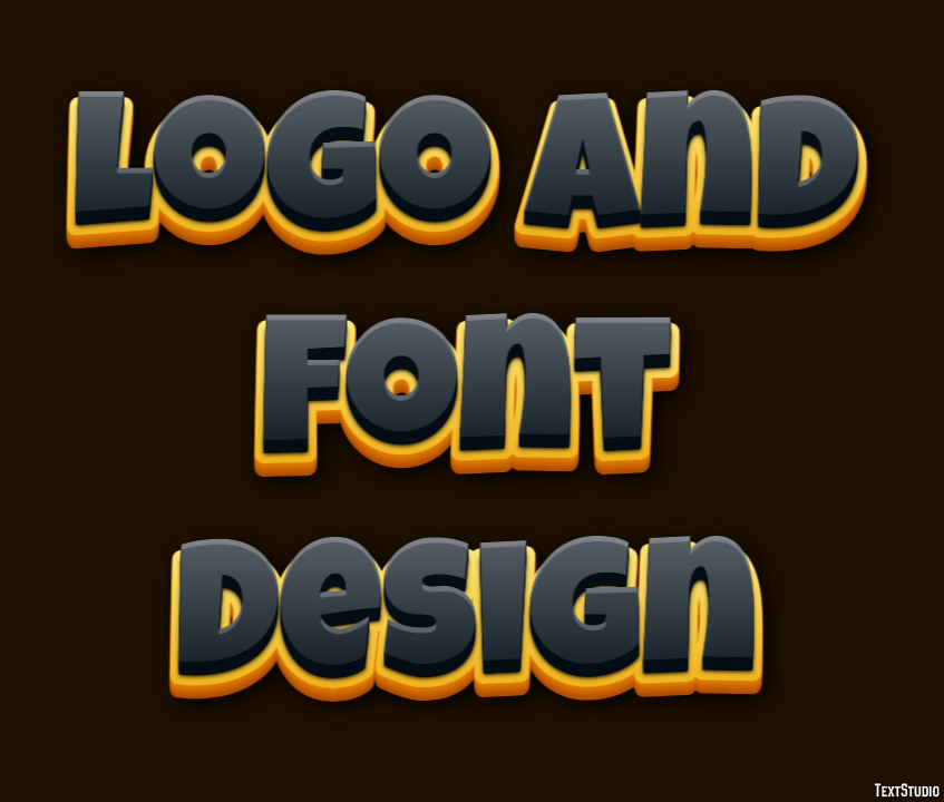 Logo And Font Design Efekt tekstowy