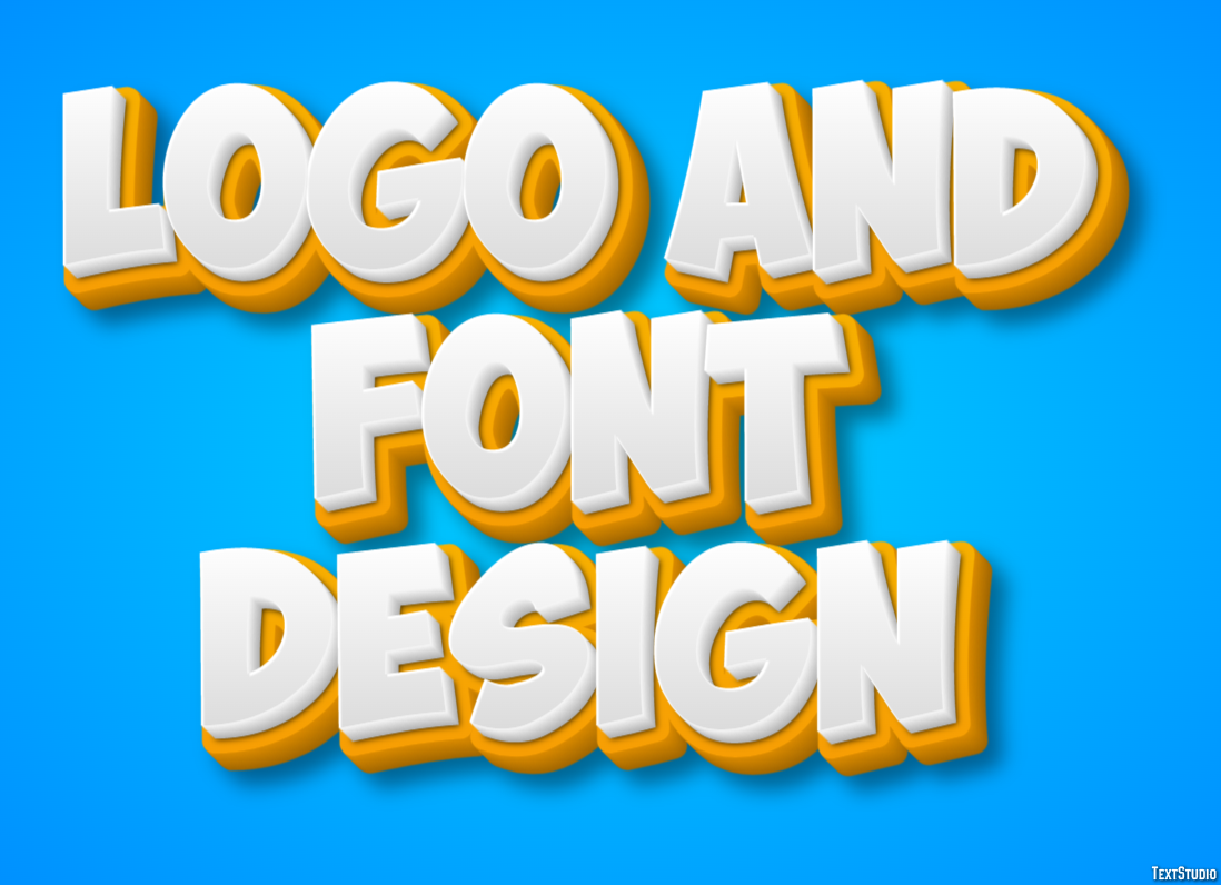 Logo And Font Design Efekt tekstowy