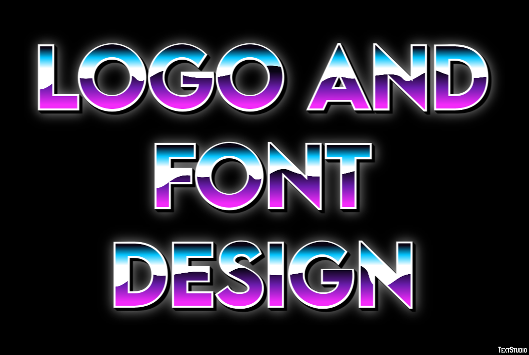 Logo And Font Design Text Effect