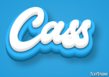 Cass Text Effect
