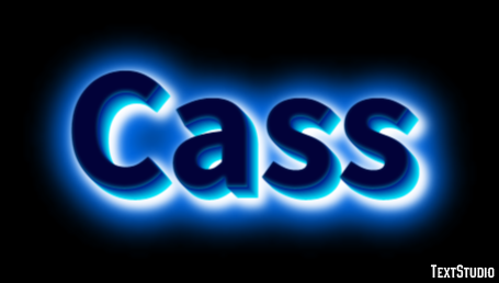 Cass テキスト効果