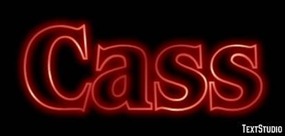 Cass テキスト効果