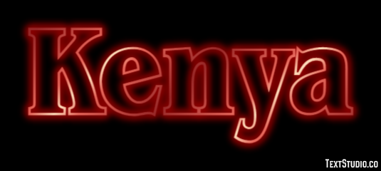 Kenya Text effect