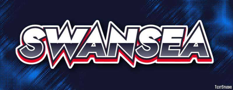 Swansea Efecto de Texto