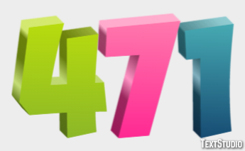 471 Text effect