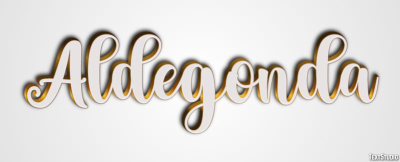 Aldegonda Effetto testo