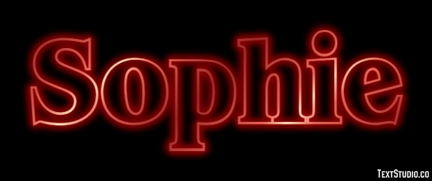 Sophie Tekst Effect