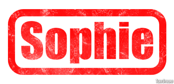 Sophie Efeito de texto