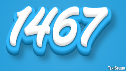 1467 Tekst Effect