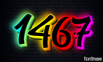 1467 Tekst Effect