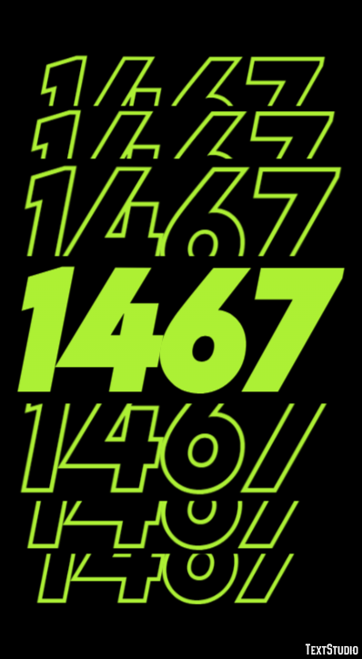 1467 Text Effect