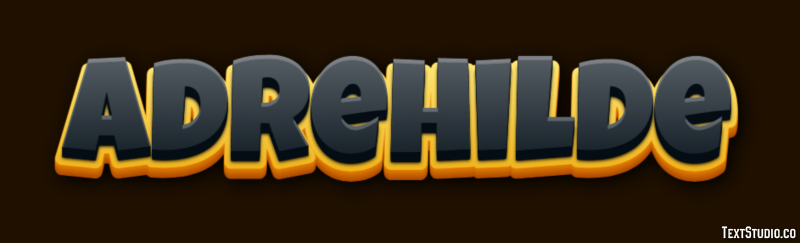 Adrehilde Effet de texte