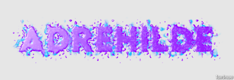 Adrehilde Efecto de Texto