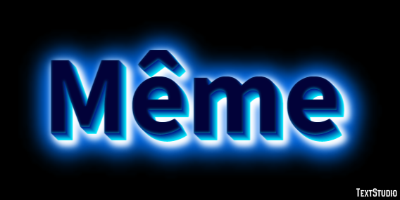 Même Text Effect