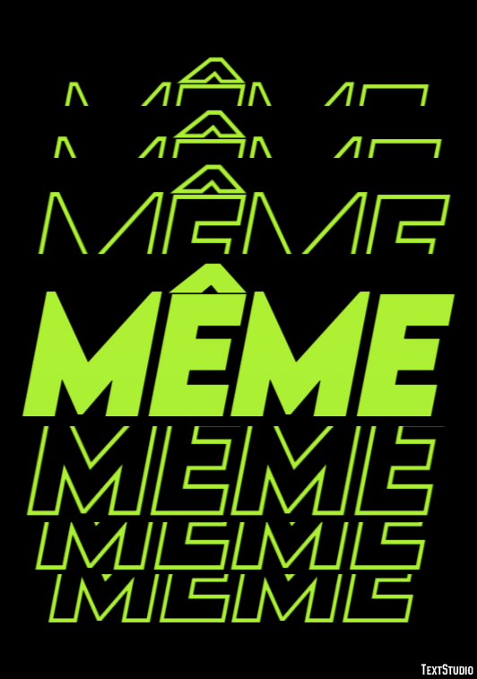 Même Text Effect