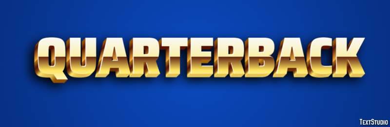 Quarterback Efecto de Texto