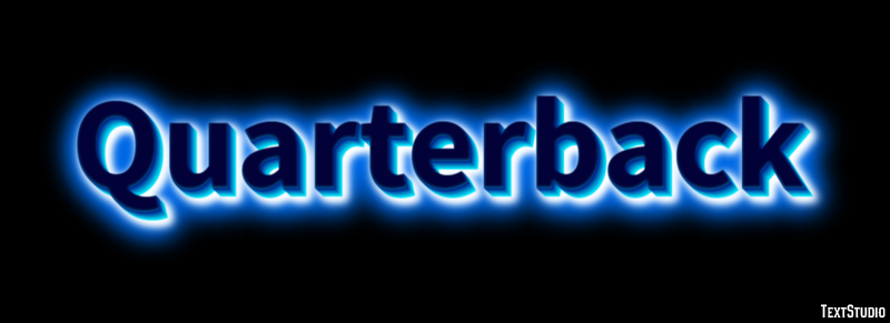Quarterback Efecto de Texto