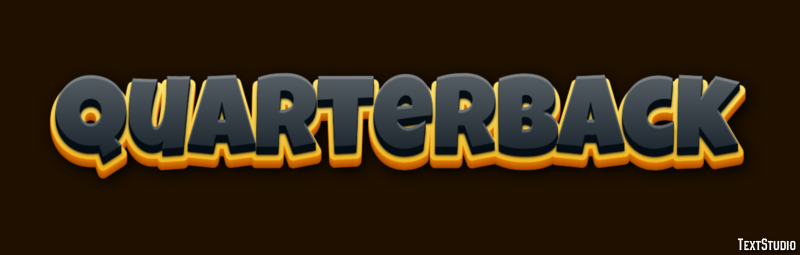 Quarterback Efecto de Texto