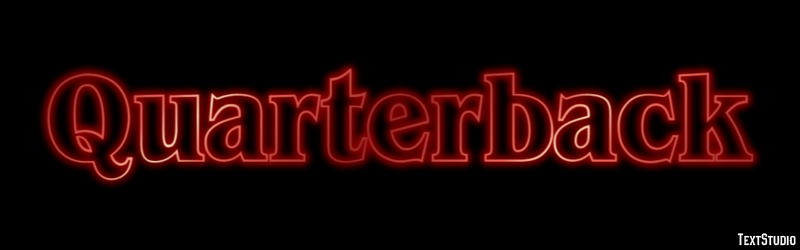 Quarterback Effet de texte