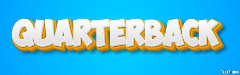 Quarterback Efecto de Texto