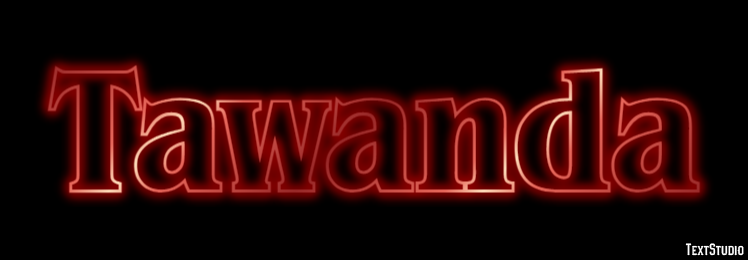 Tawanda Text effect