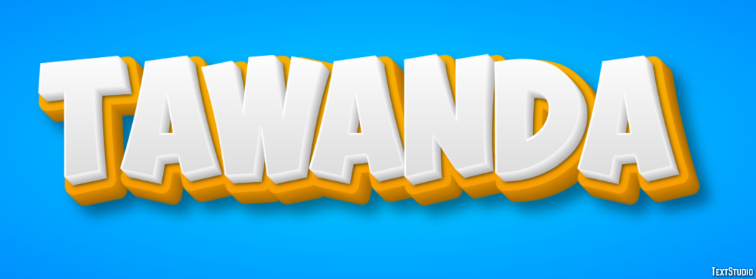 Tawanda Text effect