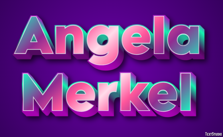 Angela Merkel Efeito do texto