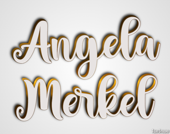 Angela Merkel Efeito do texto