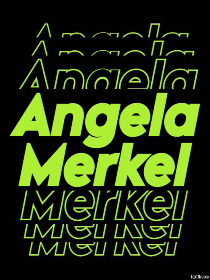 Angela Merkel Efeito do texto