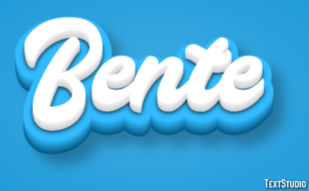 Bente Text effect