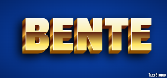 Bente Text effect