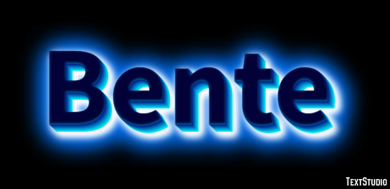 Bente Text effect