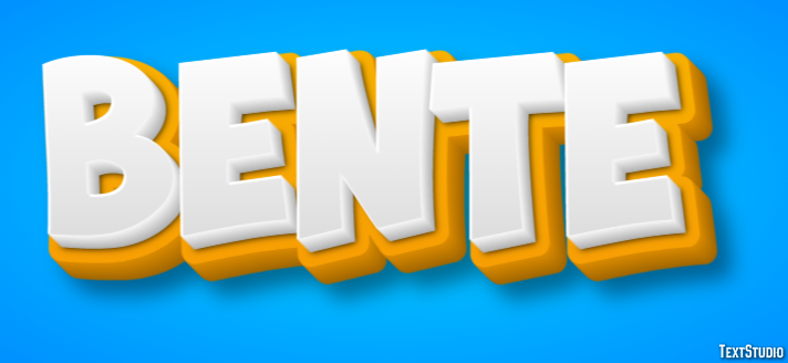Bente Text effect