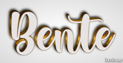 Bente Text effect