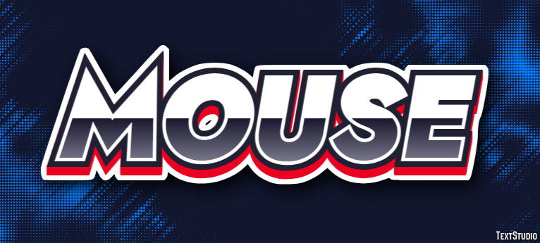 Mouse Text effect