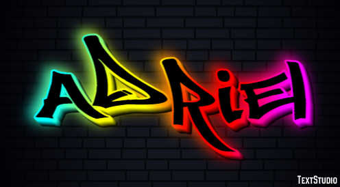Adriel Efeito de texto