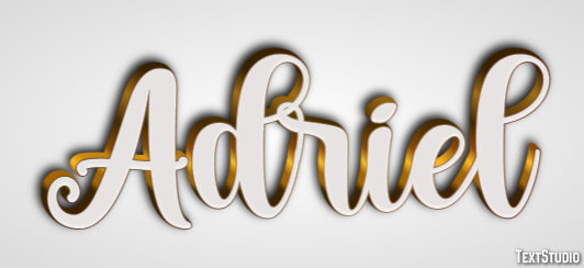 Adriel Efeito de texto