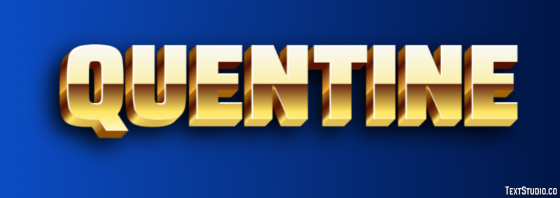 Quentine Effetto testo