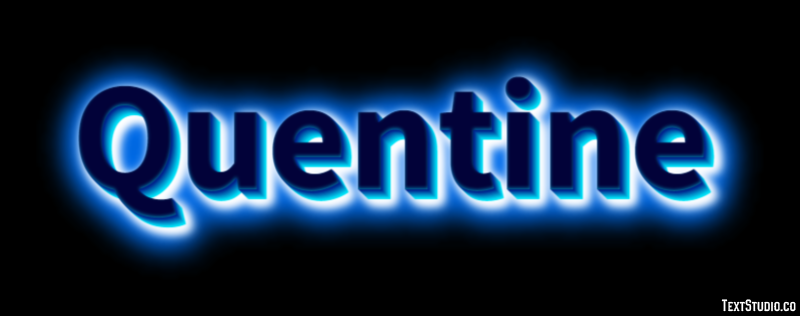 Quentine Effetto testo