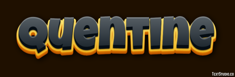 Quentine Effetto testo