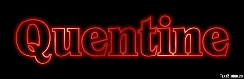 Quentine Effetto testo